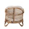 Baxton Studio Aliane Modern Bohemian Natural Brown Antique Rattan Armchair 219-12700-ZORO - alternate 7
